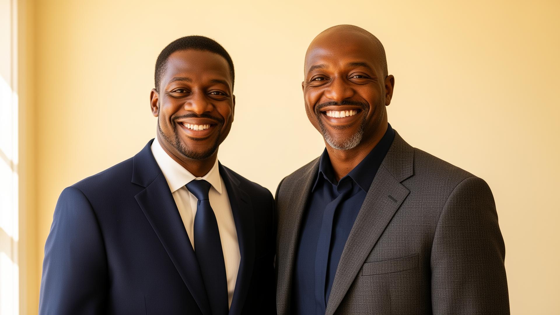 Founders Rodney Nicolas and Juvanni Lafleur — father and son